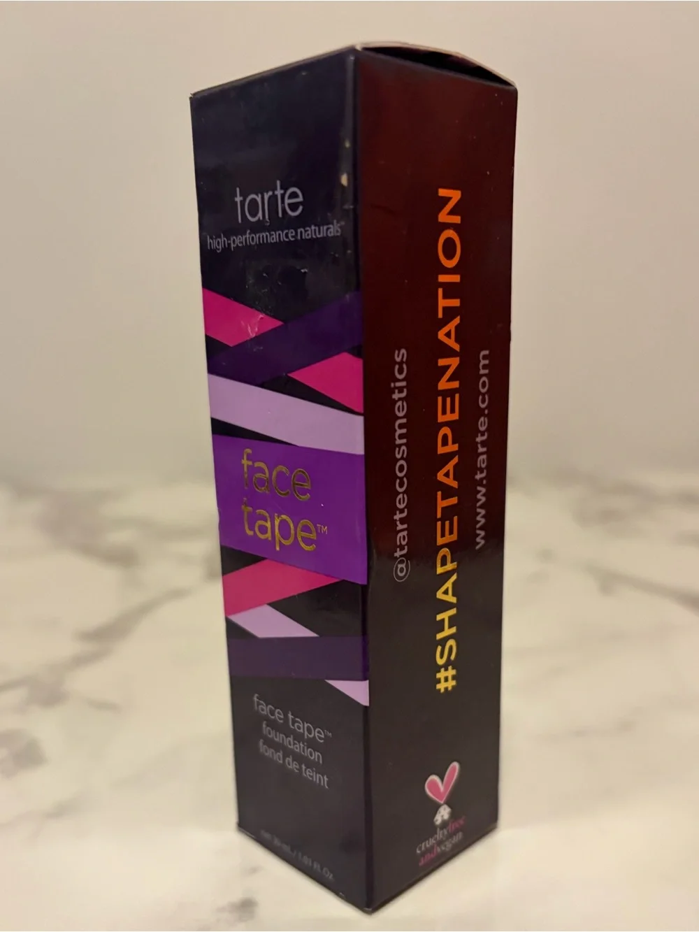 Tarte Face Tape Foundation (Shade: 12S Fair Sand) 30mL/1.01oz - New in Box